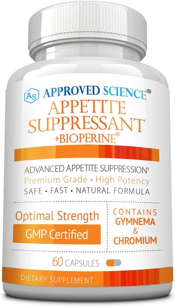 Одобрена Science® Appetite Suppressant - гимнастика, хром, лют червен пипер - 60 капсули - Made in The USA