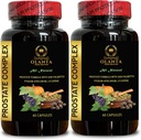 PROSTATE COMPLEX FOR MEN - Prostate health complex, Pumpkin seed extract prostate, Saw Palmetto Extract, Pygeum africanum Extract, Grape Seed Extract, Prostate booster - 2 Bottles