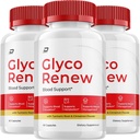 Glyco Renew Kapsle, GlycoRenew Pokročilý dodatek, Všechny přírodní vzorec pro udržení zdravé hladiny, Maximální síla Denní Formule, Glyco Renew Kapsle Recenze (3 balení - 180 Kapsle)