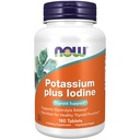 NOW Foods Supplements, Potassium plus Iodine, Supports Electrolyte Balance*, Thyroid Support*, 180 Tablets