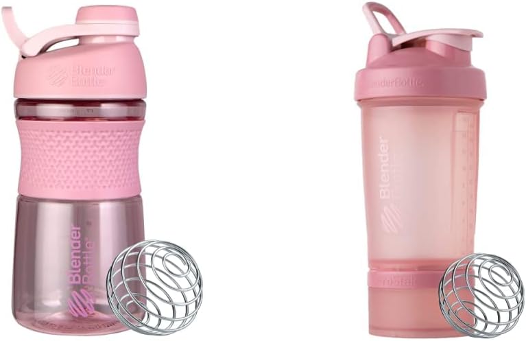 BlenderFlaske SportMixer Shaker Flaske og ProStak System til Protein Shakes og Supplement Opbevaring