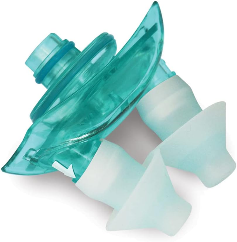 Navage Nasal Dock-Nose Pillow Combo: Teal Nasal Dock og Standard Nese Pølser