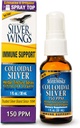 Naravna pot Silver Wings Coloidal Silver 150ppm (750mcg) w/Echinacea & Origano Imune Support Supplement - 1 fl. oz Spray