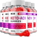 (5 Pack) Ace Keto ACV Gummies - Advanced Formula Ace Keto Plus ACV Gummies Apple Cider Vinegar Ace ACV, Weight Management, Dietary Supplement Reviews Men Women (300 Gummies)