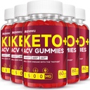 Keto ACV Gummies - 1500mg Apple Cider Vinegar med mamma - Vegan, icke-GMO, Organisk Apple Cider Vinegar Gummies för kvinnor, Detox & Cleanse, 5 Pack
