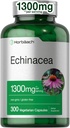 Horbäach Echinacea 摘录 Capsules 1300mg | 300 counter | Vegan, Non-GMO, Gluten 免费补编