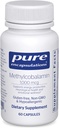 Pures herecuques Metlcobalamin 1000 mcg - Vitamina B12 suplementari per donar suport a la memòria i a Nerve salut - Premiuma Vimeta B12 Capules - 60 Capules