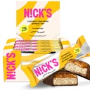 N!CK'S Protein Bars Chocolate Caramel – 12-Count Box | Protein-Packed Snack, Low Calories, Low Carbs, Keto Friendly, No Added Sugar (12 bars x 50g)