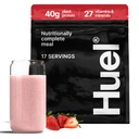 Huel Black Edition | Strawberry 40g Vegan Protein Powder | Nutritionally Complete Meal | 27 Vitamins and Minerals, Gluten Free | 17 Servings