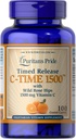 Puritan's Pride Vitamin C 1500 mg with Rose HIPS Caplets, 100 Count