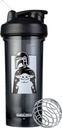 BlenderBottle Star Wars Shaker Bottle Pro Series Perfect for Protein Shakes and Pre Workout, 28-Ounce, Mandalorian & Child