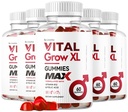 (5 Pack) Vital Grow XL Male Gummies - Men's Performance 1050MG Vital GrowXL Blend, Growth Gummy Advanced Formula, 300 Gummies for 5 Months