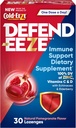 Defend- EEZE immunforsvar Kosttilskud Lozenges, 100% daglig værdi af zink, Vitaminer C & D per dosis, med Echinacea & Elderberry, Pomegranate Flavor, 30 Lozenges