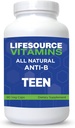 LifeSourceVitamins Підліток Підтримка- Анти-Б - 90 Caps - Пропріетарна формула -LSV, 1 Count (Pack of 1)