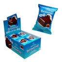 Prime Bites High Protein Brownie (12 Per Box, Chocolate Cookie Monster) - 19g of Protein, 5g of Collagen, Gluten Free, Low Sugar Treat, Delicious Protein Snack