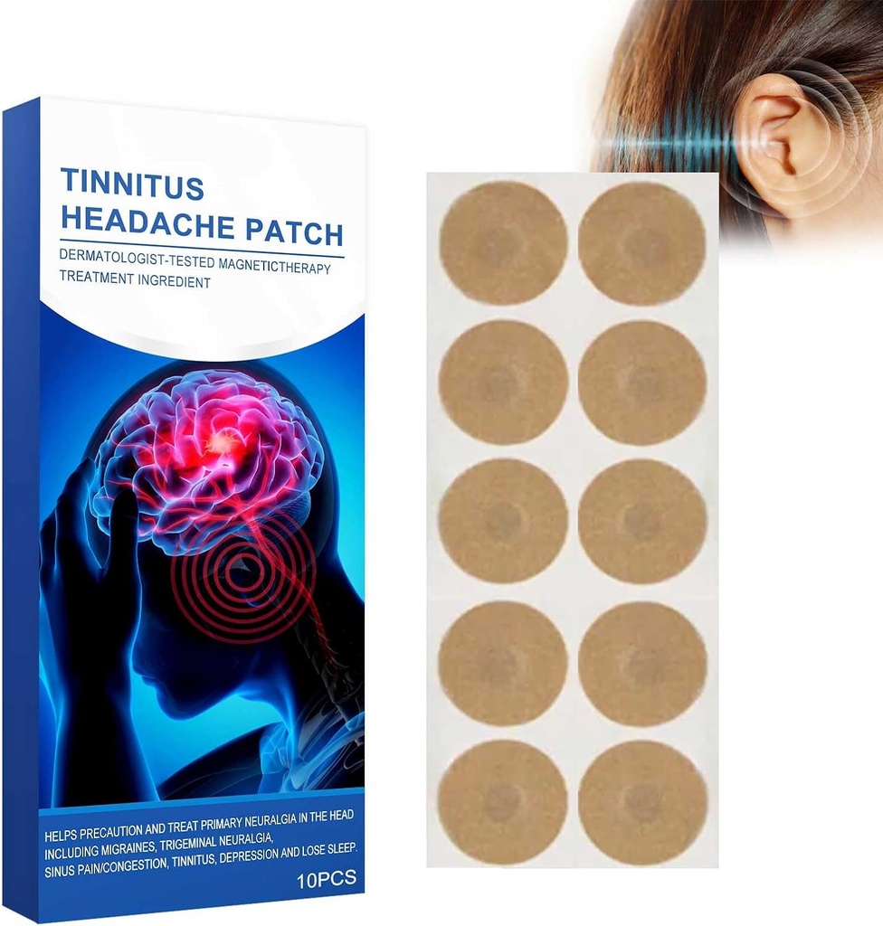 Tinnatitic Pactes 10 Profiles สําหรับ Titnatitis, หูปวด, ได้ยิน Weaken, Itchy Fields/Non-Woven Fabric pact (10PS)
