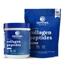 Zammex Collagen Peptides Powder Unflavored 600g + 30 Sticks Travel Packets
