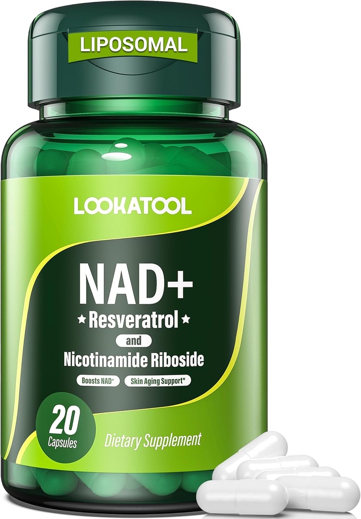NAD+ Resveratrol Suplemento 26 Cápsulas