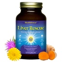 HealthForce SuperFoods Liver Rescue - Natural Liver Cleanse - with Milk Thistle & Dandelion Root - Gluten-Free & Vegan - 120 Capsules