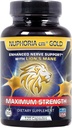 Nuphoria cm® Gold - Nerve Support Formula with R-Alpha Lipoic Acid and Premium B Vitamins - 30 Day Supply 120 капсули