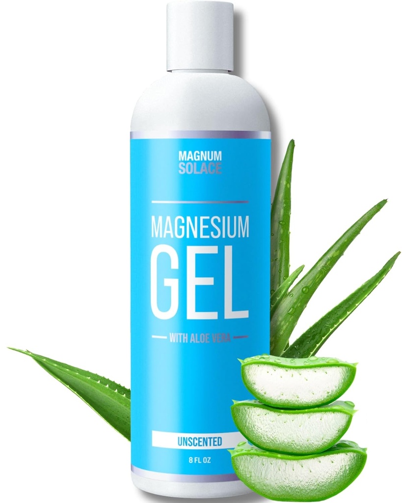 Magnesium Gel Tema for muskler - Body Massage Gel med ren magnesiumkloride og Aloe Vera (Uscented)