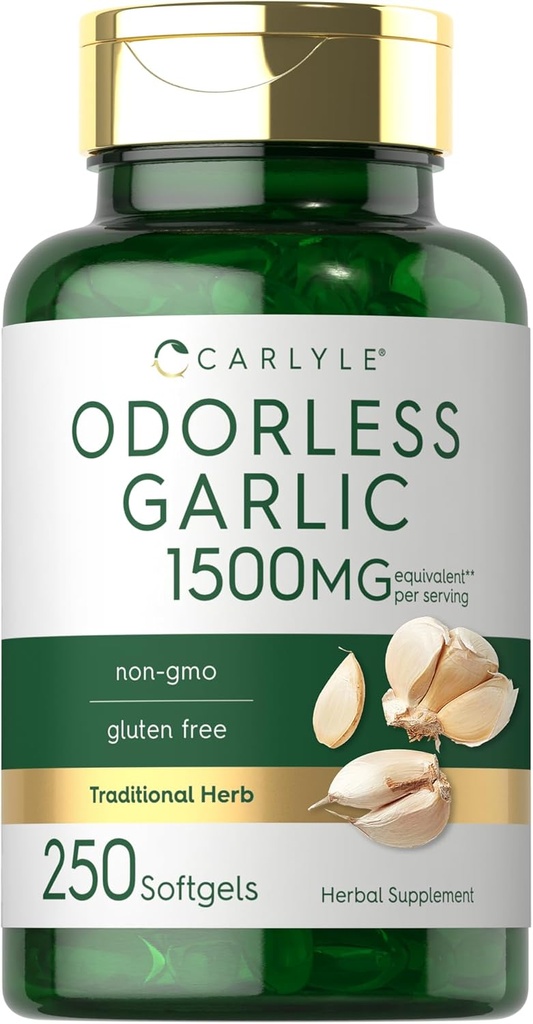Carlyle Odorless česen softgels 1500mg 