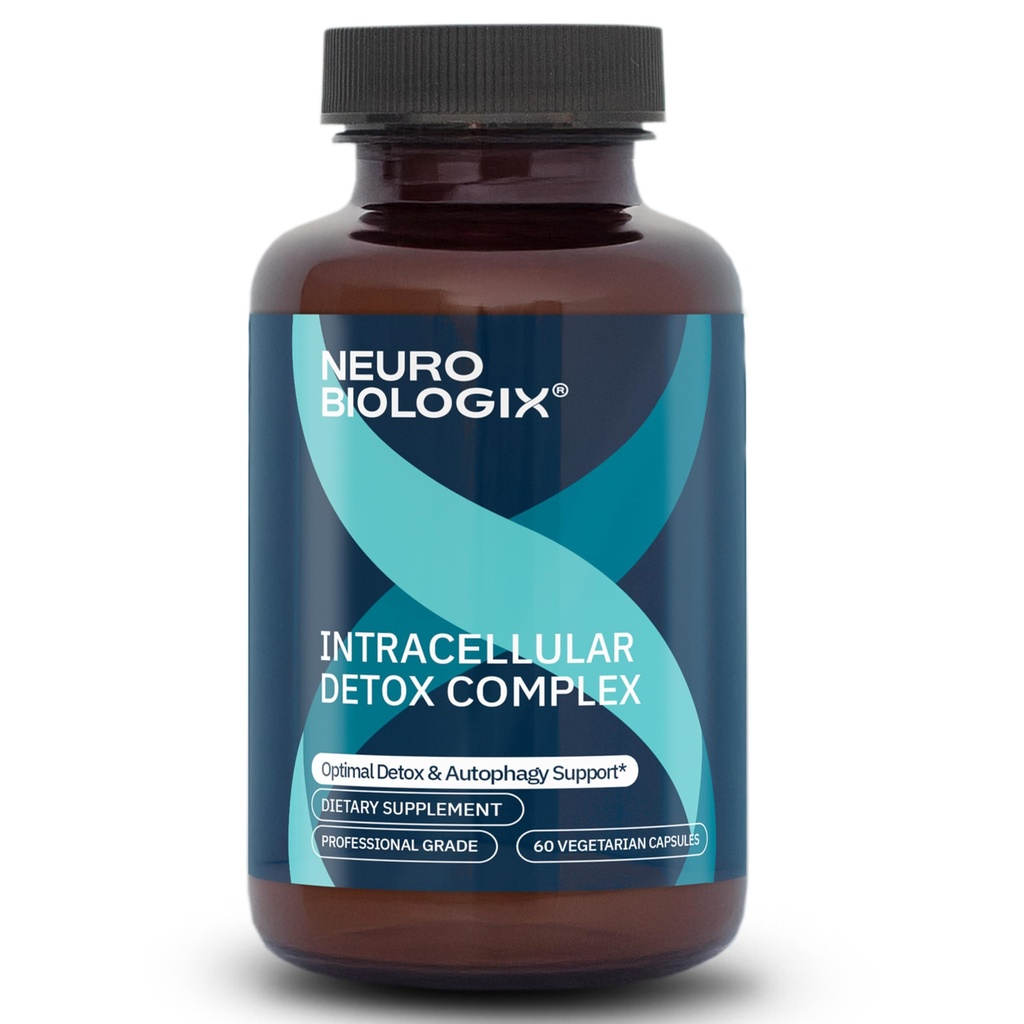 Neurobiologix Intracellular Detox Complex, NAC & Sulforaphane, 60 Capsules | Resveratrol, Turmeric & Green Tea Extract, NRF2 Antioxidant Support, Vegetarian