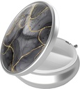 Pill Box, Mirror, Kompakt və Cute, Purse və Pocket, Tibb və Vitamin Organizer (Black Gold Marble) ilə 3 müqayisə portativ Travel Medicine Box
