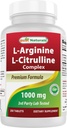 Beste Naturals L-Arginine L-Citrulline Complex Tabletter, 250 greve