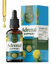 HERBAMAMA Adrenal Support Liquid Drops - Vegan Adrenal Tincture with Ashwagandha Root & Rhodiola Rosea Extract - Non-GMO, Alcohol & Sugar-Free Supplement - 28-Day Supply