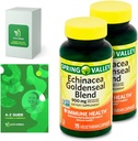 Echinacea Goldenseal Blend Dietary Supplemen, 900 mg, 75 Ct Bundle dengan Eksklusif Vitamin & Minevent A sampai Z - Lebih baik Ligth & Spring Guide @ (3 Items)