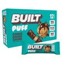Built Bar, Puff Protein Bars, Cookie Dough Chunk Puff, 15g Protein Snacks, On-The-Go Bars, Slechts 160 Calorieën, 8g Suiker, Collageen, Niet Glutenvrij, 12 Tellen
