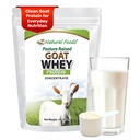 Z Natural Foods Goat Whey Protein Powder Concentrate - Undenatured, Unflavored, Pasture Raised Whey - Clean Goat Protein Powder with Vital Proteins for Weight Management, Immune Support, Fitness, 1 lb