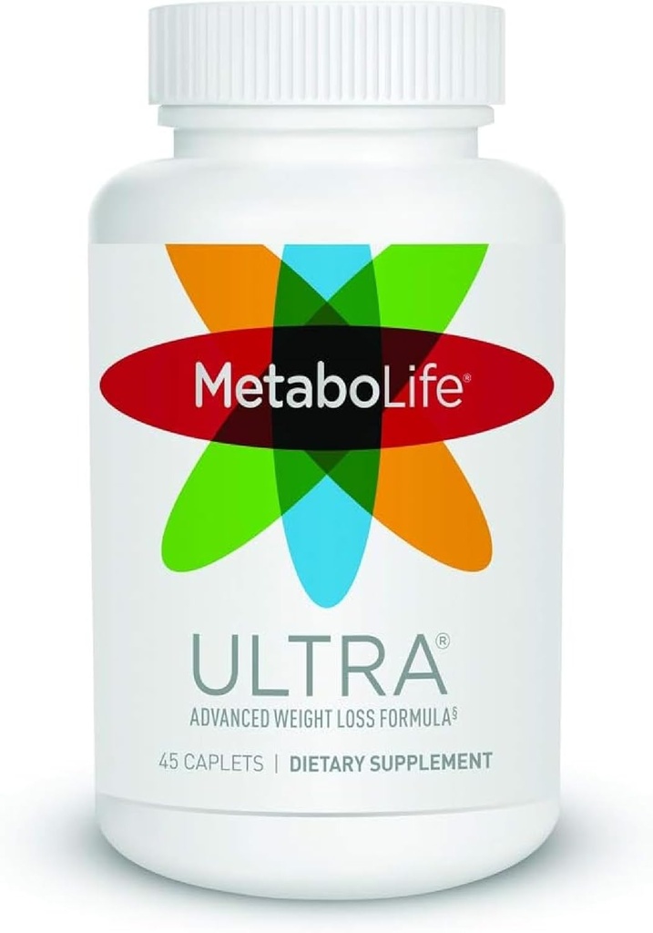 MetaboLife Ultra - Supliment alimentar - Supliment foame pentru femei şi bărbaţi - 800 mg, 45 Caplete