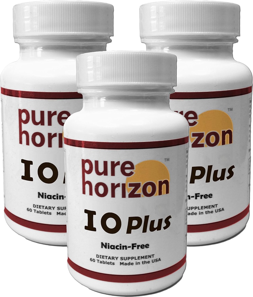 Pur Horizon IOPlus Niacin-gratuit supliment iod - 3 sticle...