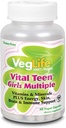 VegLife Vital Adolescenti Ragazze Cap di Veg Multiple, 60 Conte