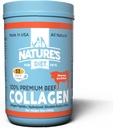 Nature's Diet Beef Collagen Peptides Type 1 for Dogs and Cats, Joint, Digestio eta Skin Health Support, Premium Human Grade, Grass fed
