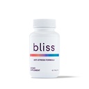Bliss Herbal Stress Support – Adaptogenic Tablets with Ashwagandha, Rhodiola & L-Theanine – Promotes Calm, Mood Balance & Mental Clarity – Vegan & Gluten-Free – 60 Tablets