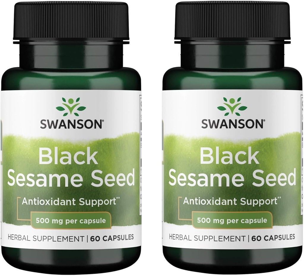 Swanson Full Specter Black Seed 500 Милиграми 60 капсули (2 Опаковка)