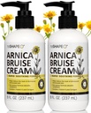 Reshape+ Arnica Cream Bruise Relief Lotion For Bruising | Arnica Montana Extra Strength Vitamin K Cream | Moisturizing Formula Skin Care Gel With Horse Chestnut & Collagen, 8 Fl Oz (2-Pack)