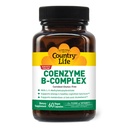 Country Life Coenzyme B-Complex, 60 Capsules – Supports Energy & Metabolism, Mood & Cognitive Function – Vegan, Gluten-Free, Bioavailable B Vitamins with Choline