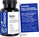 NAD+ Täydennys Men 1000 mg, NAD+ Resveratrol, CoQ10, L-Citrulline & Maca Root ...