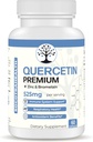 Quercetin Premium cu zinc și bromelain - Sistem imunitar și sprijin pentru sănătatea respiratorie - Beneficii antioxidante - Negomo, gluten-free - 60 capsule Vegane