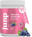JUNP Electrolytes Powder No Sugar No Carbs – Vine Ripened Grape Keto Electrolyte Drink Mix - Potassium " Salt Hydration Powder Electrolytes Zero Calorie Sugar Free Electrolyte Powder, 90 Servings