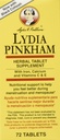 Lydia Pinkham Herbal Supplement Tablets for Menstruation and Menopause Support, 72 Count