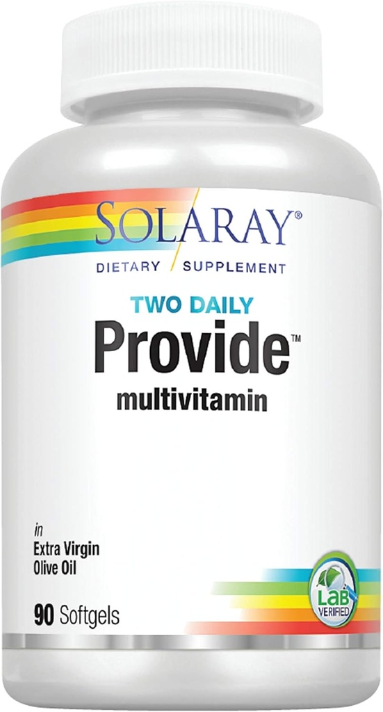 SOLARAY Menyediakan Multivitamin 124; Dua Harian 124; 90 CT