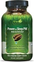 Irwin Naturals Power to Sleep PM - 60 Liquid Soft-Gels - mit Melatonin, GABA, Ashwagandha, Valerian Root & L-Theanine - 30 Portionen
