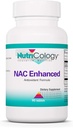 Nutricology NAC Enhanced Supplement - N-Acetyl-L-Cysteine, Glutathion Precursor, Υποστηρίζει την Ανοσολογική λειτουργία, Mucus Cleanance - 90 Count