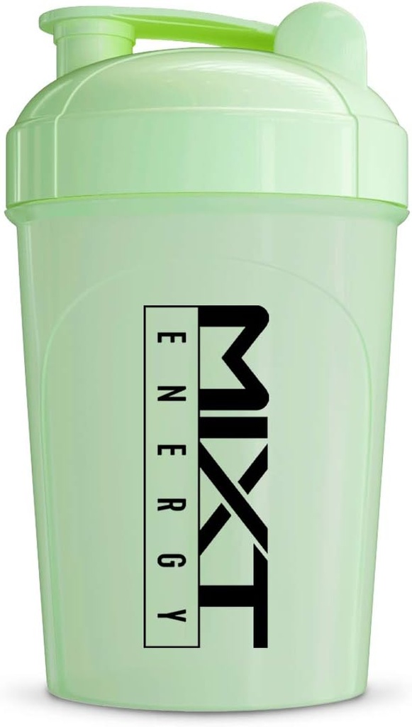 MIXT Energy Shaker pudele, 16 oz. Kratītājs Pudele, BPA Bezmaksas un Lid Jaucējtehnoloģijas (16 oz, Glow tumsā)