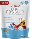 A Ginger People Ginger Rescue Digestive Wellness Lozenges (Soft) – Força Extra - 800mg □ Náusea, Estômago Chateado, Doença de Movimento, Azia Leve, Indigestão, 30 Count (Pack of 1)